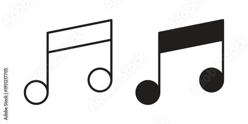 Music icon in line design. icon for website design, mobile app, ui