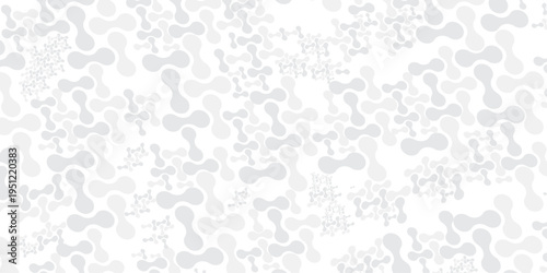 seamless pattern metal grid meatball wall decoration with chains circle wallpaper. white and gray paper ornament cover, page, banner template design.