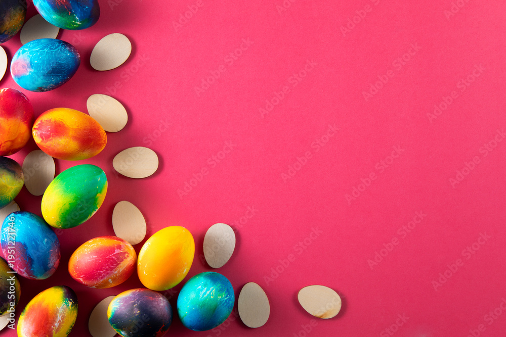 Obraz premium Painted easter eggs