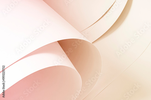 Fotografie A1 sheets of paper in warm tones.
