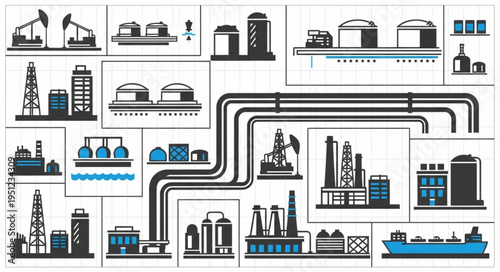 Oil and Gas Industry Infrastructure - A Comprehensive Overview.