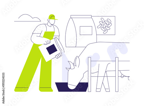 Concentrates isolated cartoon vector illustrations.