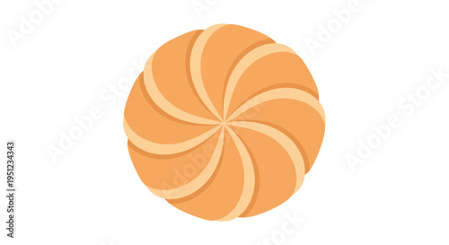 Orange pastry dessert sweet food.