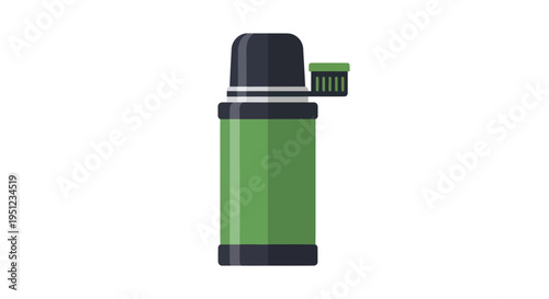 Green Electronic Vape Device Closeup.