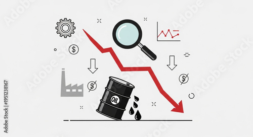 Oil Price Decline - Economic Downturn and Market Analysis.