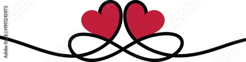 Set of  heart icons vector, love symbols