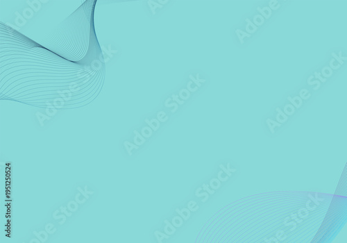 Vector abstract wavy lines, smoothly flowing, dynamic gradient, for the concept of modernity, innovation, technology, digital technology, science, music.