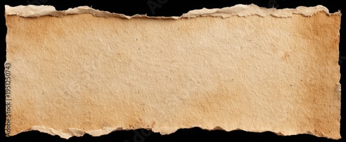 Wallpaper Mural Vintage aged ripped parchment features textured beige paper on a transparent png background. Torontodigital.ca