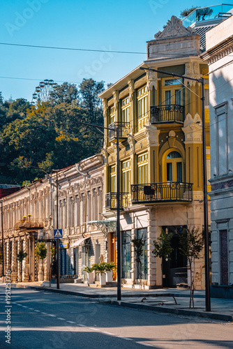 The streets of the hisotrical center of the city of Kutaisi, Georgia
