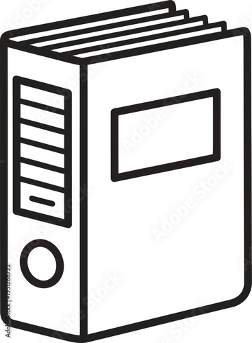 Office document binder for organized filing