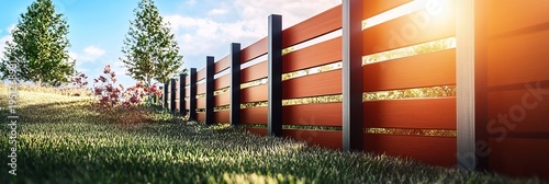 Beautiful Newly Installed Wood Fence Enhancing Property Privacy and Security with Durable Design