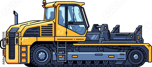 Specialized heavy crawler machine for industrial earthmoving tasks