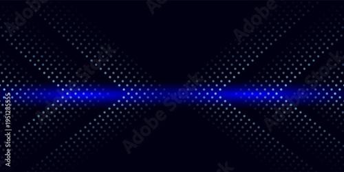 3D blue techno abstract background overlap layer on dark space with glowing dots shape decoration. Modern graphic design element dotted line style concept for banners, flyer, card, or brochure cover
