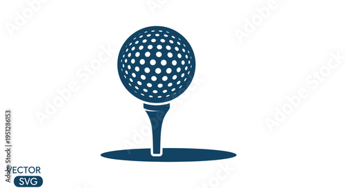 Golf Ball on Tee Icon