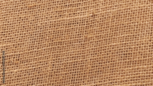 Coarse natural burlap fabric. Blank Grungy Canvas Background