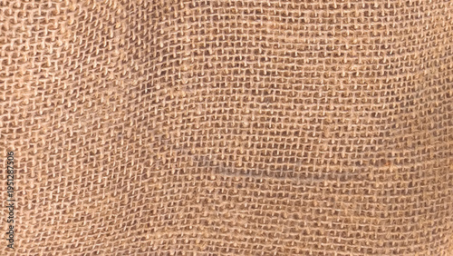 Coarse natural burlap fabric. sackcloth vector design.