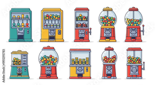 Retro Gumball Machine Collection
