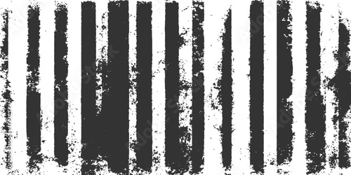 Abstract monochrome patterns composed of parallel vertical bars. A design that's visually textured with the rustic, vintage look. 