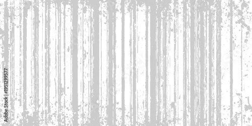 Vertical lines in a worn, abstract composition, evoking texture and pattern.