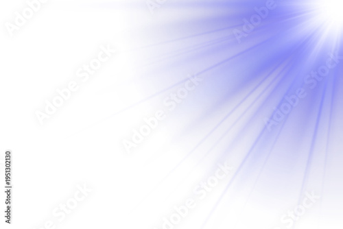 Blue star glow and shine ray light up PNG. Perfect winter overlay with bright flare and sparkle. Transparent blue sunlight special lens flare effect for holiday scenes and digital art.