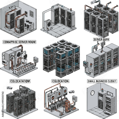 building icons set