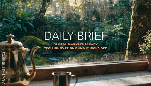 Daily brief coffee and nature