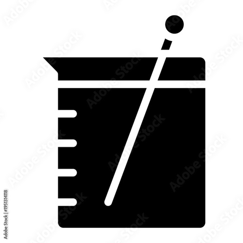 Breaker icon glyph style vector illustration.