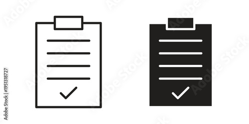 Consent icon for mobile application, button and website design.