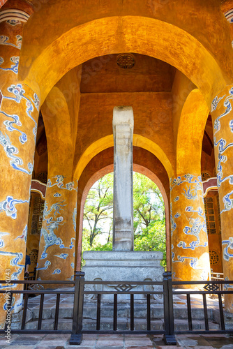 Wallpaper Mural Traditional architecture and courtyard of the Imperial Tomb of Tu Duc in Hue Torontodigital.ca
