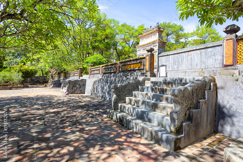 Wallpaper Mural Traditional architecture and courtyard of the Imperial Tomb of Tu Duc in Hue Torontodigital.ca