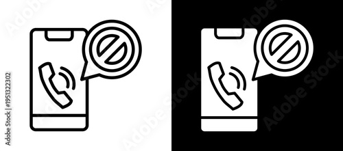 Digital Detox whiteblack icon