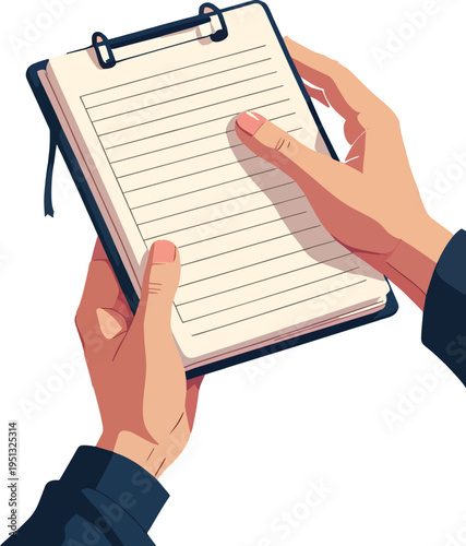 Illustrazione vettoriale di mani che aprono un libro. Concetto di lettura, conoscenza, studio, apprendimento e scoperta, ideale per educazione, cultura e contenuti editoriali.