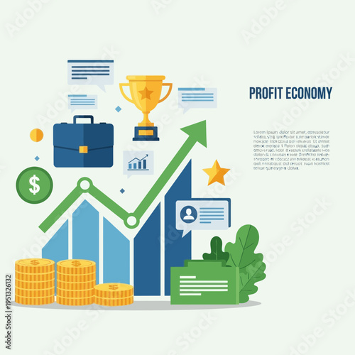 Business Growth and Profit Economy Strategy