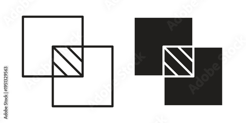 Opacity icon for mobile application, button and website design.