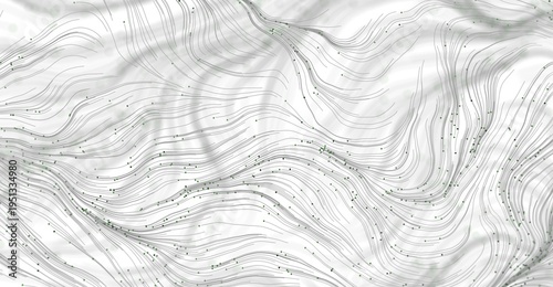 Abstract design of flowing ...