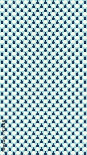 Teardrop Tile Pattern Background Texture vector illustration