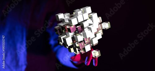 Artistic rendering of a 3D ...