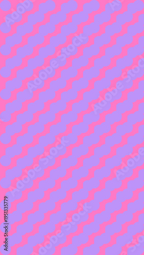 Zigzag Pattern in Pink and Lavender vector illustration