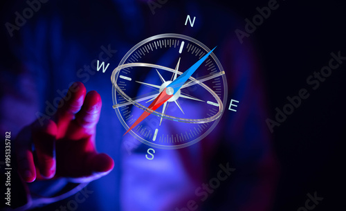 An image of a hand touching...