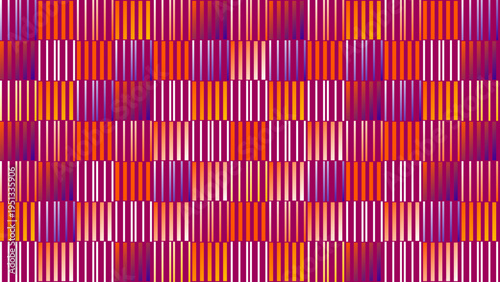 Warm Toned Rectangles Gradient Abstract Pattern vector illustration