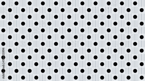 Perforated Metal Sheet with Circular Holes vector illustration