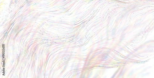 Abstract design with flowin...