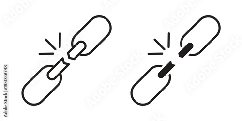 Weak icon for mobile application, button and website design.