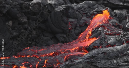 eruption volcanic lava landscape volcano mountain nature magma closeup