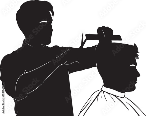 vector illustration of a barbar icon