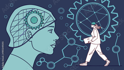 A retro vector illustration of a fashion couple sharing a moment of romance and beauty as the man and woman silhouette stands against the night