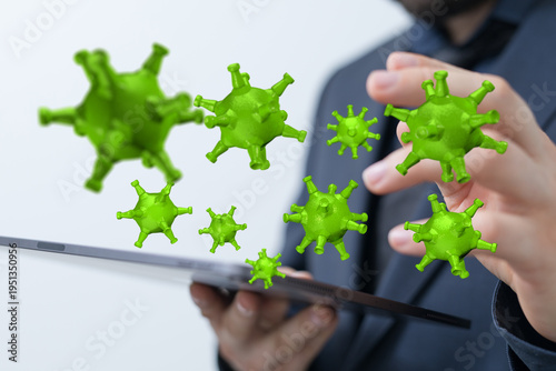 Conceptual image of a busin...
