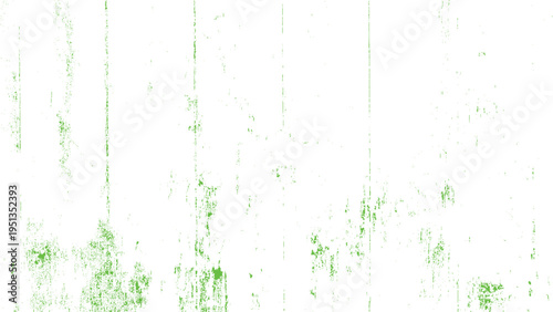 Green grunge texture with white background and distressed paint splatters and scratches effect