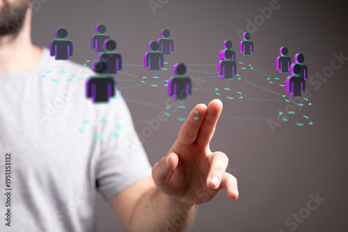 Concept of digital networki...