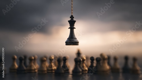 Wallpaper Mural Ethereal Manipulation - A Surreal Vision of Deceptive Strategy to Divert Competitors Torontodigital.ca